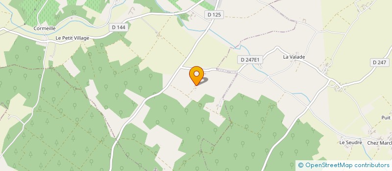 localisation de l'entreprise EARL DE LA LANDE à SAINT-GERMAIN-DU-SEUDRE