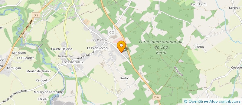 localisation de l'entreprise EARL DE LA LANDE à TREGUIDEL