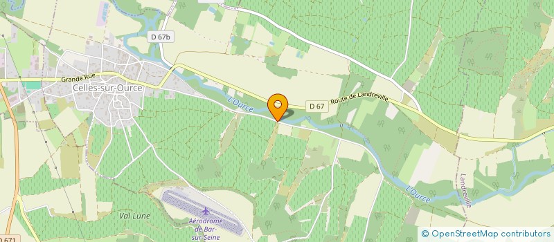 localisation de l'entreprise EARL DE LA LANDE à CELLES-SUR-OURCE