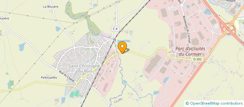 localisation de l'entreprise EARL DE LA LANDE ROUSSE  CHOLET