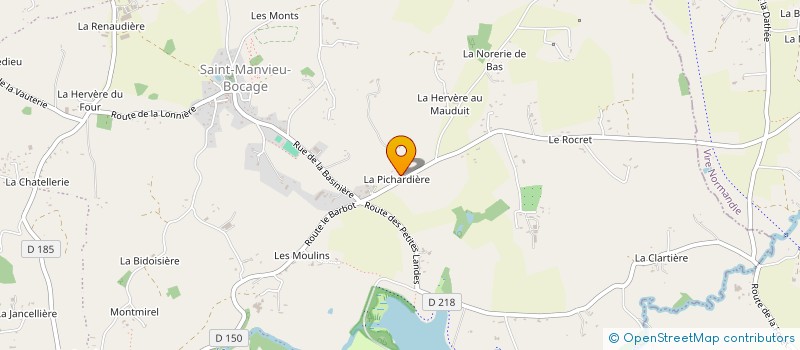 localisation de l'entreprise EARL DE LA LANSARDIERE à SAINT-AUBIN-DES-BOIS