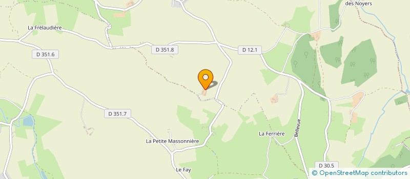 localisation de l'entreprise EARL DE LA LAURENDIERE à ARCISSES