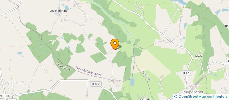 localisation de l'entreprise EARL DE LA LAURIERE à ROUSSINES