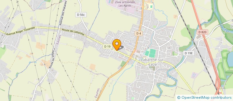 localisation de l'entreprise EARL DE LA LEZE à LABARTHE-SUR-LEZE