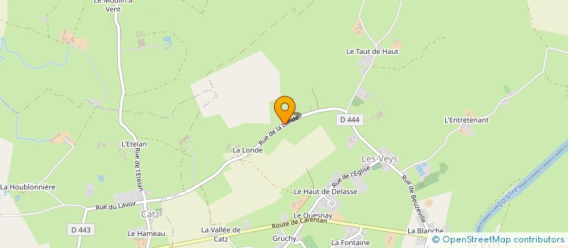 localisation de l'entreprise EARL DE LA LONDE  CARENTAN LES MARAIS