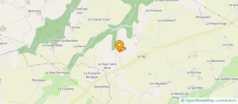 localisation de l'entreprise EARL DE LA MAISON NEUVE  PLESTAN