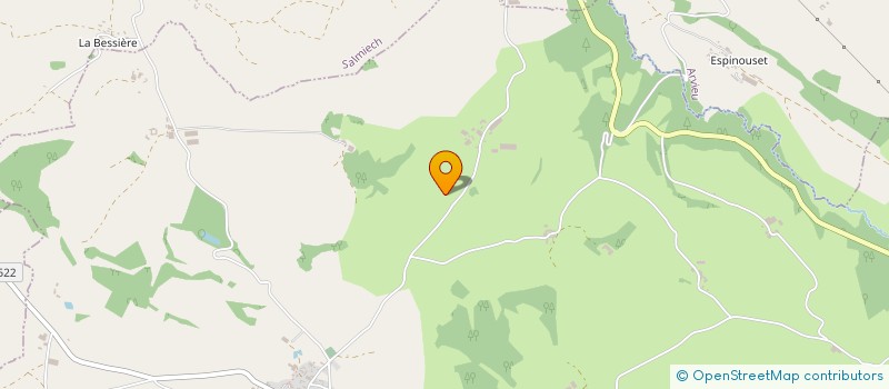 localisation de l'entreprise EARL DE LA MALBORIE  AURIAC-LAGAST