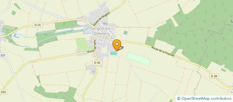 localisation de l'entreprise EARL DE LA MALTERE à THORIGNY-SUR-OREUSE