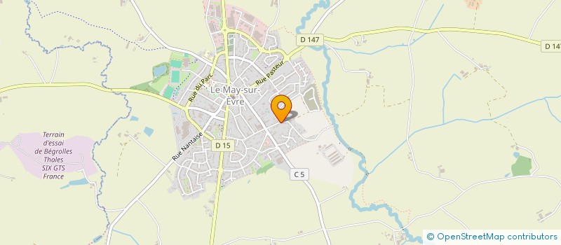 localisation de l'entreprise EARL DE LA MALVILLE à LE MAY-SUR-EVRE