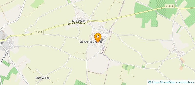 localisation de l'entreprise EARL DE LA MARE  VERDILLE