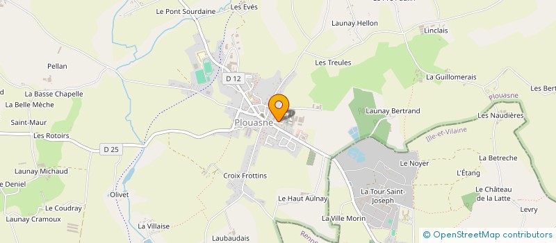 localisation de l'entreprise EARL DE LA MARE à PLOUASNE