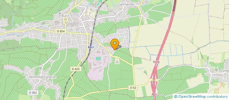 localisation de l'entreprise EARL DE LA MARGUERITE à STOTZHEIM