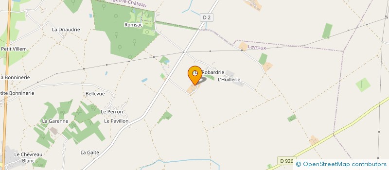 localisation de l'entreprise EARL DE LA MARSAUDERIE à LEVROUX