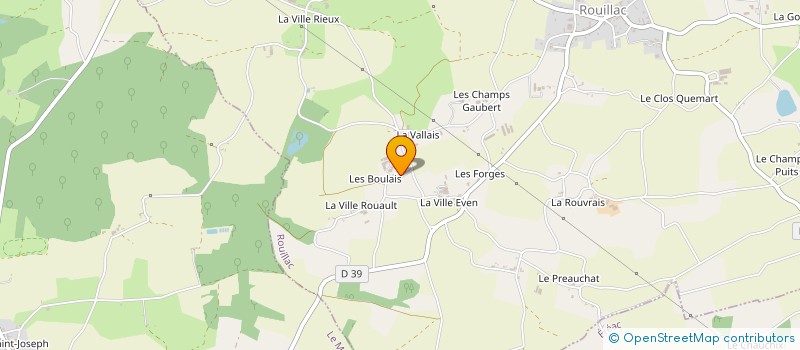 localisation de l'entreprise EARL DE LA MELEE à ROUILLAC