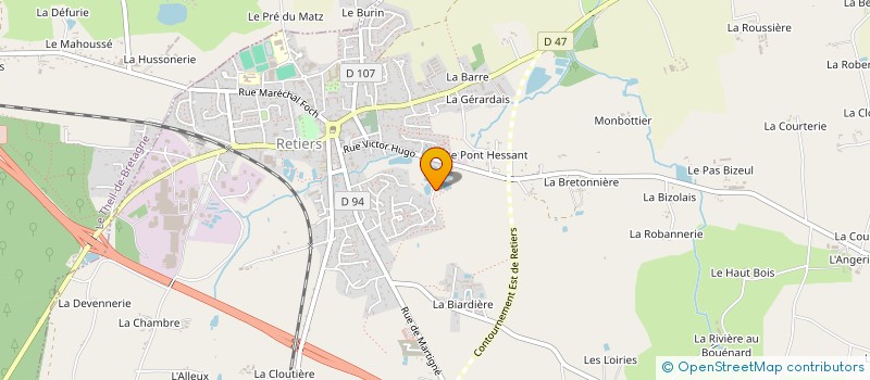 localisation de l'entreprise EARL DE LA MENARDAIS à MARCILLE-ROBERT