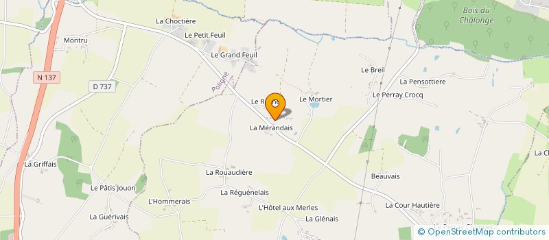 localisation de l'entreprise EARL DE LA MERANDAIS à PANCE