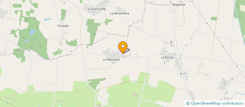 localisation de l'entreprise EARL DE LA MERCERIE à CAMPBON