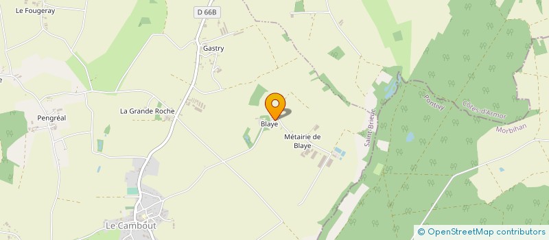 localisation de l'entreprise EARL DE LA METAIRIE  LE CAMBOUT