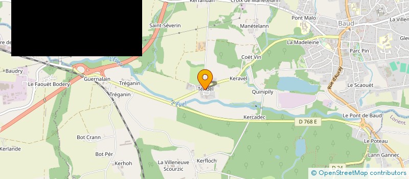 localisation de l'entreprise EARL DE LA METAIRIE  GUENIN