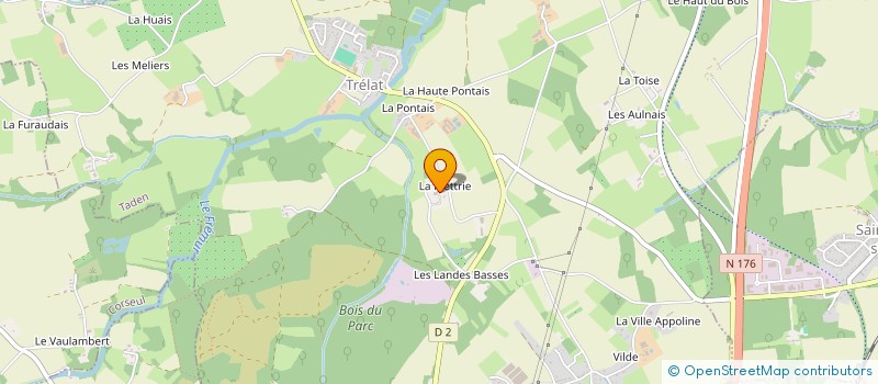 localisation de l'entreprise EARL DE LA METTRIE - LEMOINE FRANCK à SAINT-SAMSON-SUR-RANCE