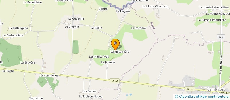 localisation de l'entreprise EARL DE LA METUMIERE à CUILLE
