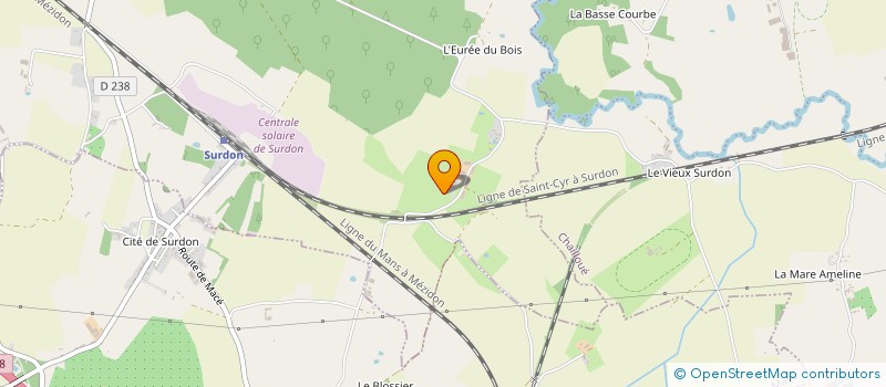 localisation de l'entreprise EARL DE LA MICHELLERIE à LE CHATEAU-D'ALMENECHES