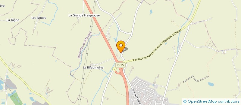 localisation de l'entreprise EARL DE LA MISSANDIERE à SAINT-CHRISTOPHE-DU-BOIS
