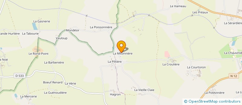 localisation de l'entreprise EARL DE LA MITONNIERE à PRE-EN-PAIL-SAINT-SAMSON
