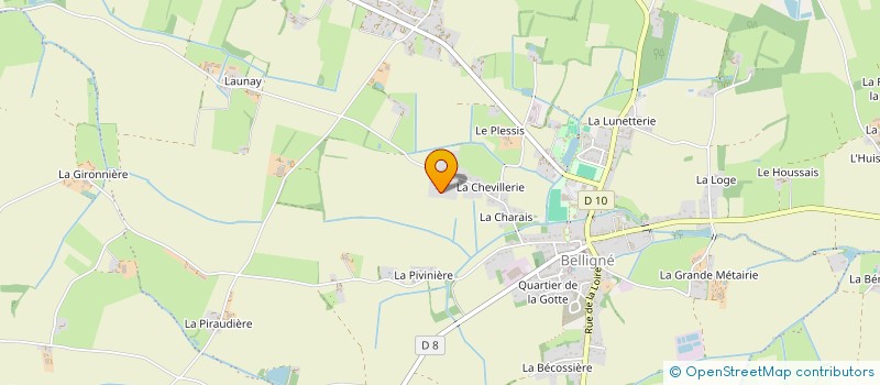 localisation de l'entreprise EARL DE LA MOINERIE à LOIREAUXENCE