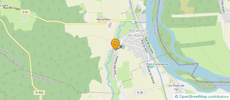 localisation de l'entreprise EARL DE LA MORINE  JOUET-SUR-L AUBOIS