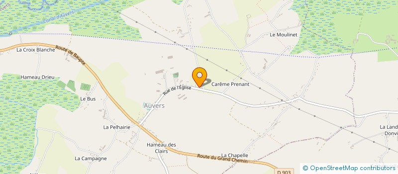 localisation de l'entreprise EARL DE LA MORISSERIE à AUVERS