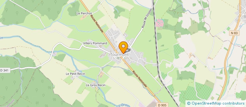 localisation de l'entreprise EARL DE LA MOSAIQUE à TOURMONT