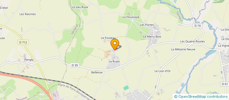 localisation de l'entreprise EARL DE LA MOTTE à TREMEUR