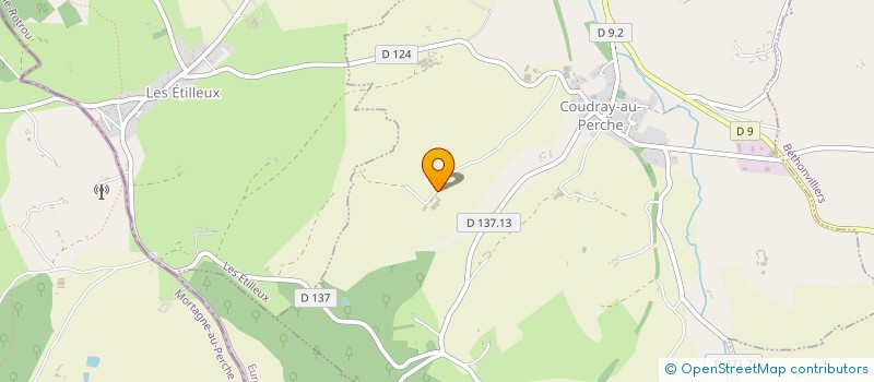 localisation de l'entreprise EARL DE LA MOTTE à COUDRAY-AU-PERCHE