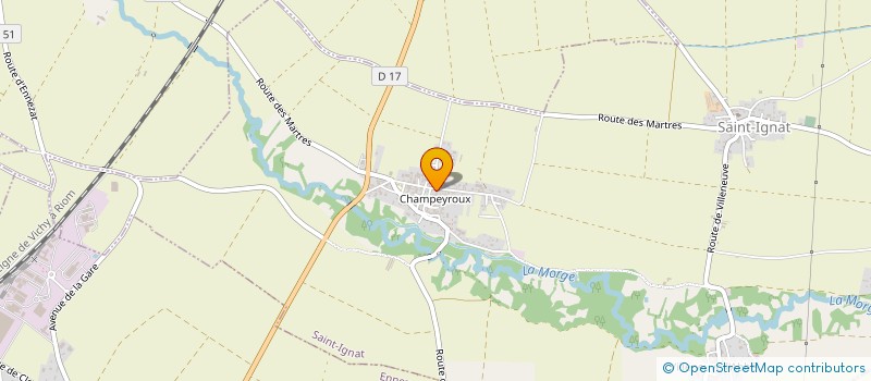 localisation de l'entreprise EARL DE LA MOTTE VERTE à SAINT-IGNAT