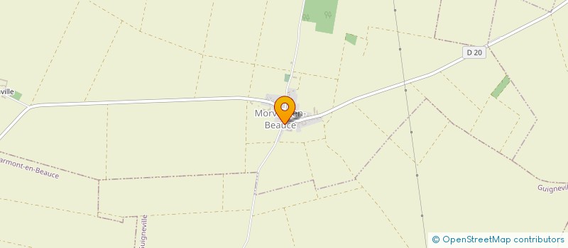 localisation de l'entreprise EARL DE LA MUETTE à MORVILLE-EN-BEAUCE