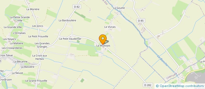 localisation de l'entreprise EARL DE LA MULOTAIS à MONT-DOL