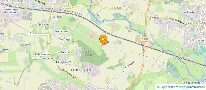 localisation de l'entreprise EARL DE LA NOE  LE RHEU