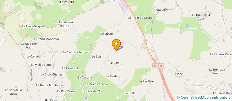 localisation de l'entreprise EARL DE LA NOETAILLIS à GRACE-UZEL