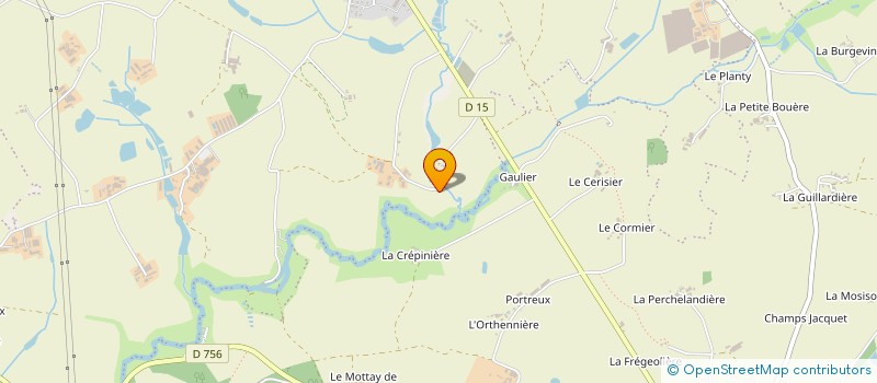 localisation de l'entreprise EARL DE LA NOIRDIERE à BEAUPREAU-EN-MAUGES