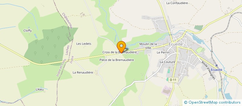 localisation de l'entreprise EARL DE LA PAILLAUDIERE à JEU-MALOCHES