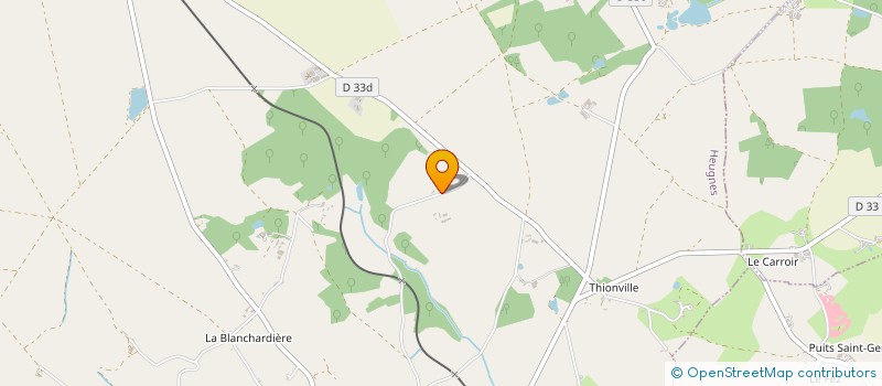 localisation de l'entreprise EARL DE LA PATAUDIERE à HEUGNES