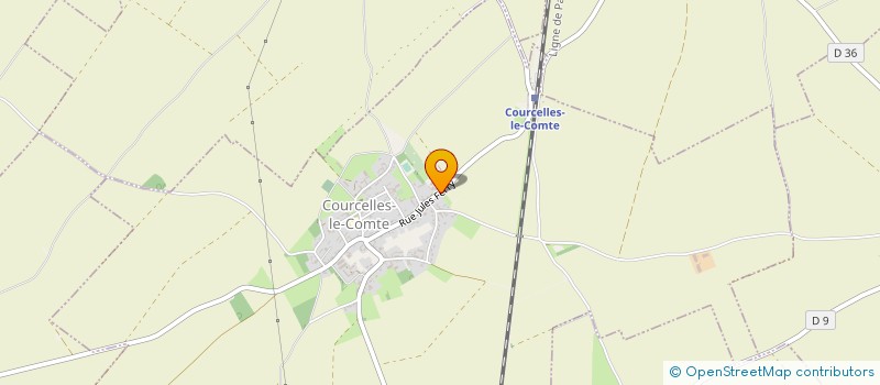 localisation de l'entreprise EARL DE LA PATURELLE  COURCELLES-LE-COMTE