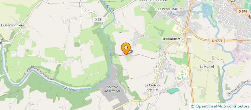localisation de l'entreprise EARL DE LA PAVERIE à SAINT-BRICE-DE-LANDELLES