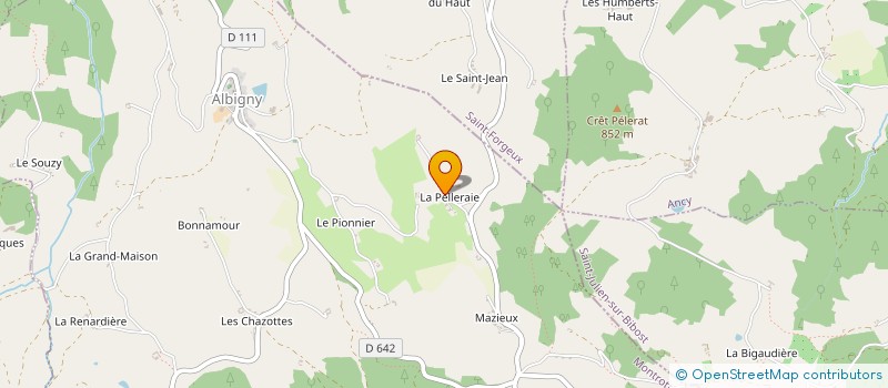localisation de l'entreprise EARL DE LA PELLERAIE à MONTROTTIER