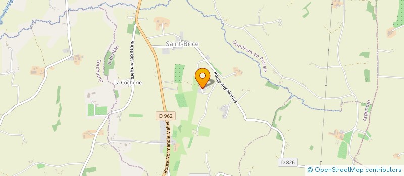 localisation de l'entreprise EARL DE LA PERELLE à SAINT-BRICE