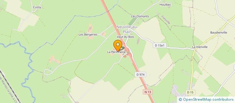 localisation de l'entreprise EARL DE LA PERINNERIE à NEUVILLE-AU-PLAIN