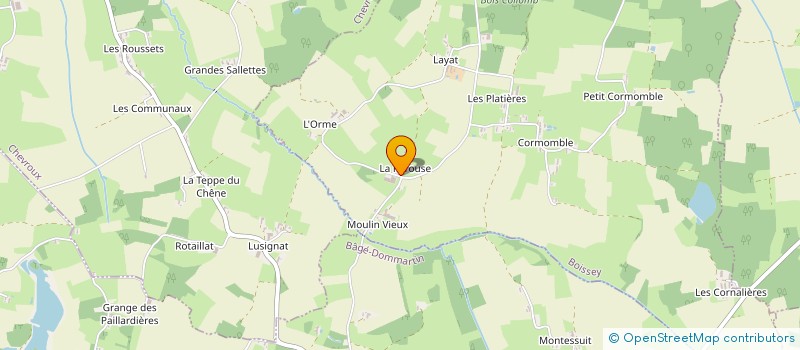 localisation de l'entreprise EARL DE LA PEROUSE  BOISSEY