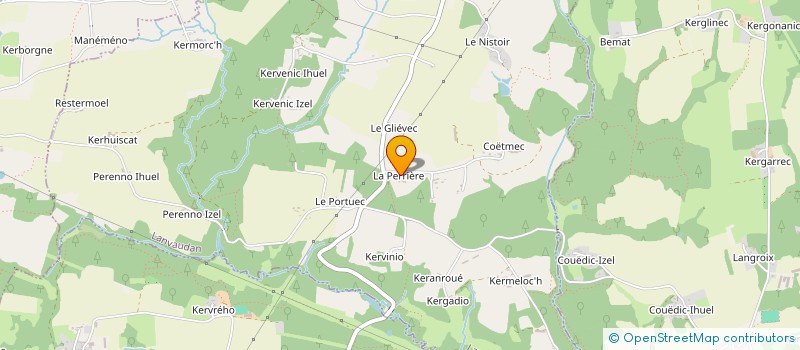 localisation de l'entreprise EARL DE LA PERRIERE à LANVAUDAN