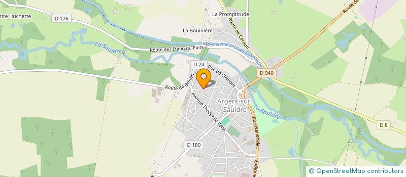 localisation de l'entreprise EARL DE LA PETITE ABEILLE  ARGENT-SUR-SAULDRE
